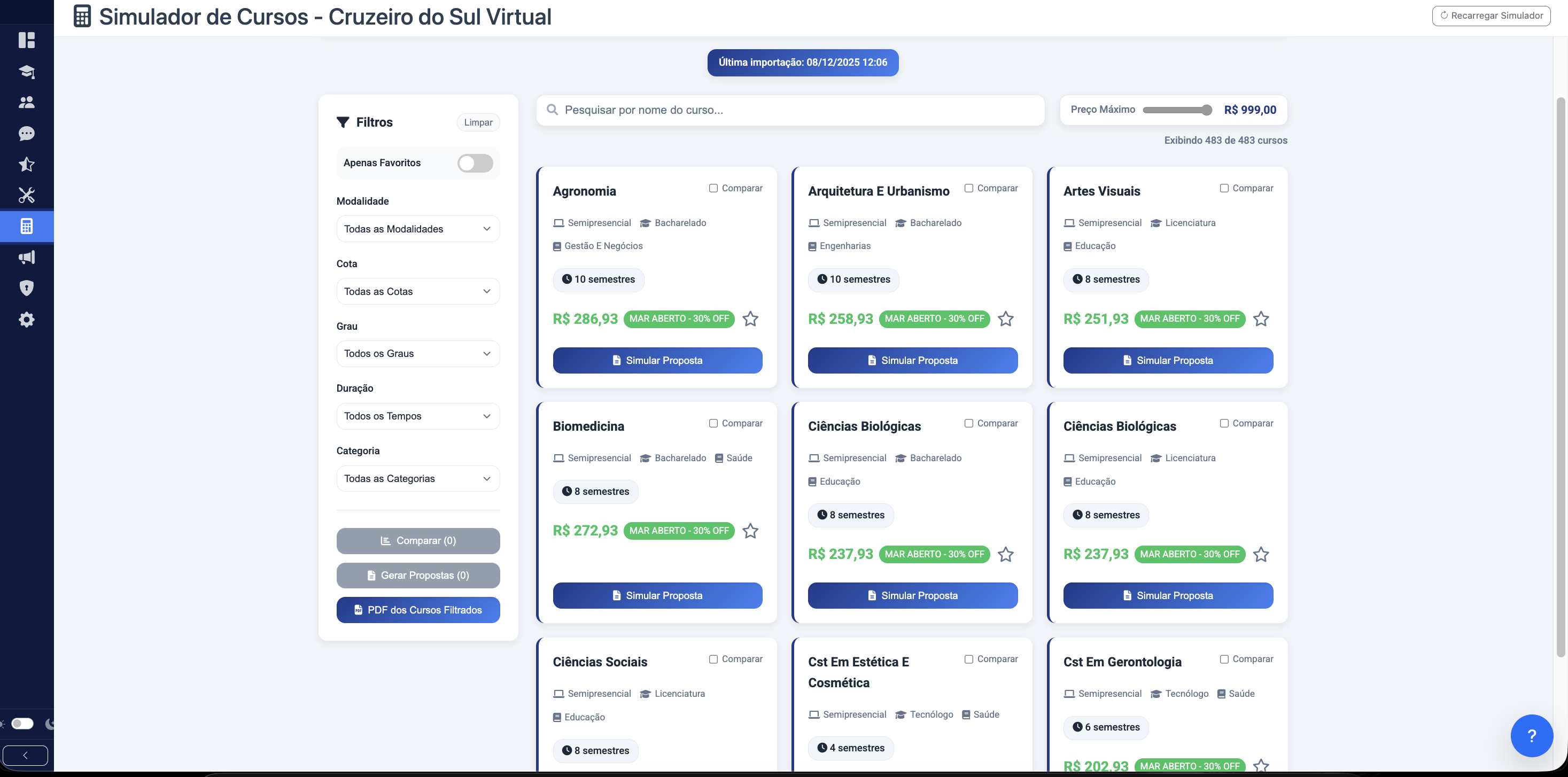 Funil de Vendas Kanban